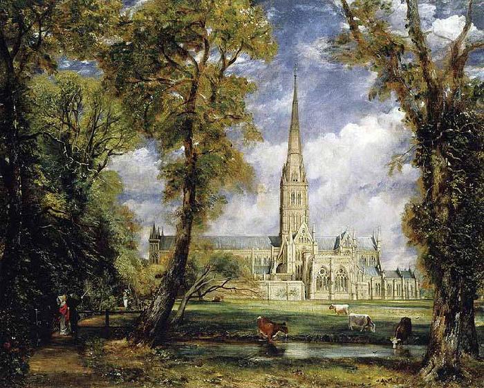 John Constable Salisbury Cathedral from the Bishop s Grounds Germany oil painting art